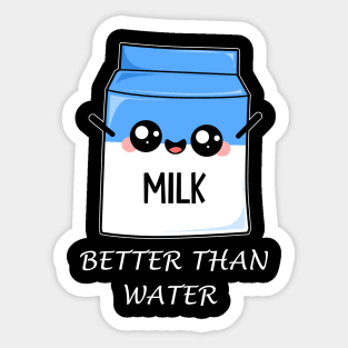 Funny Milk Quote Sticker